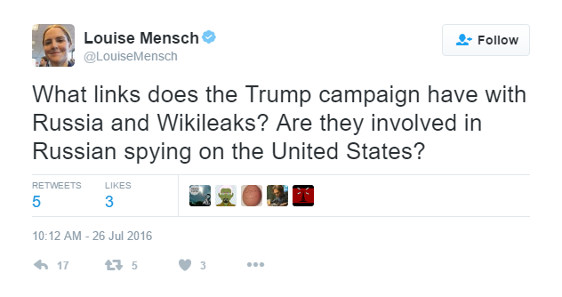 Heat Street&#39;s Loony Louise Mensch Spreads Fake Russia Graphic to Smear Donald Trump